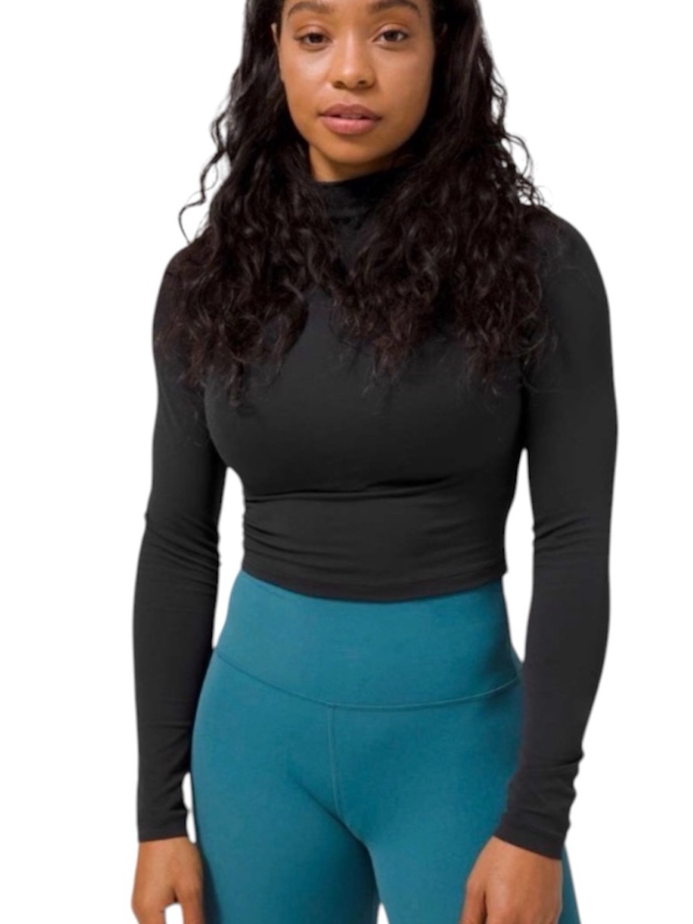 Lululemon All Aligned Mock Neck Long Sleeve Size 2
